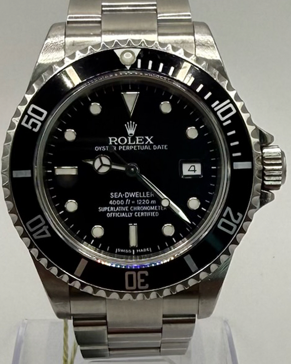 2005 Rolex Sea-Dweller 4000 40MM Black Dial Oyster Bracelet (16600)