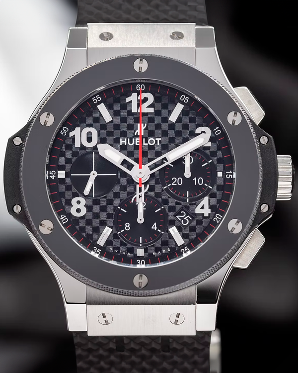 2006 Hublot Big Bang 44MM Carbon Fiber Dial Rubber Strap (301.SB.131.RX)