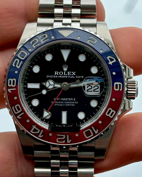 2020 Rolex GMT-Master II "Pepsi" 40MM Black Dial Jubilee Bracelet (126710BLRO)