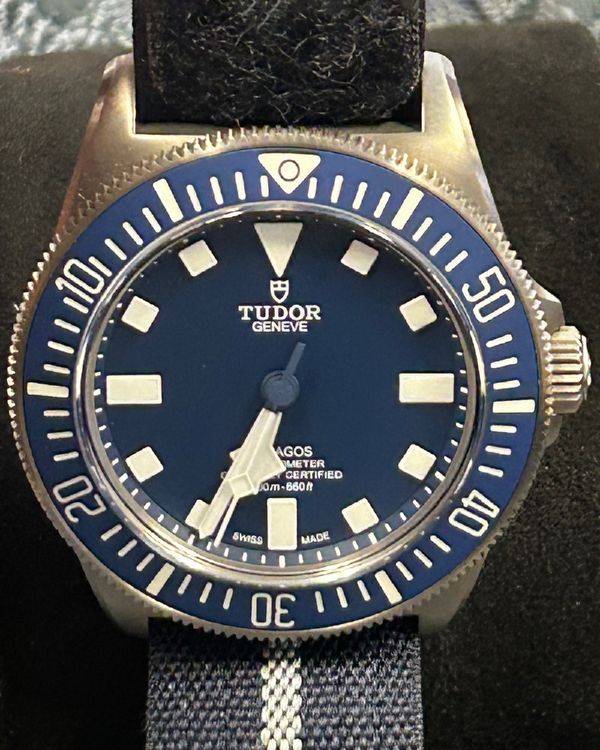 No Reserve - 2024 Tudor Pelagos FXD 42MM Blue Dial Textile Strap (25707B/24)