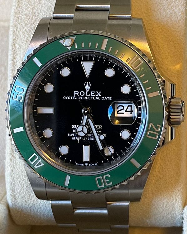 2022 Rolex Submariner Date "Starbucks" 41MM Black Dial Oyster Bracelet (126610LV)