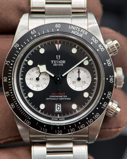 2022 Tudor Black Bay Chrono 41MM Black Dial Steel Bracelet (79360N)