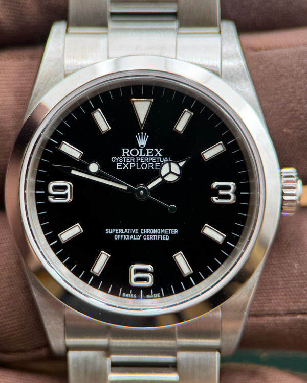 2004 Rolex Explorer 36MM Black Dial Oyster Bracelet (114270)