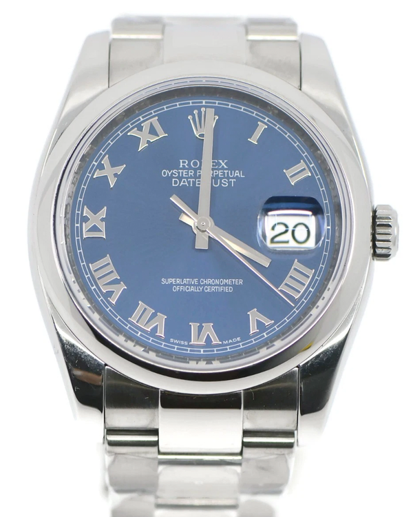 Rolex Datejust 36MM Blue Dial Oyster Bracelet (116200)