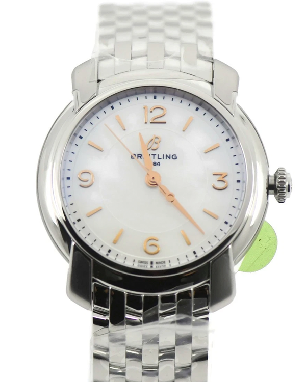 2026 Breitling Premier 32MM Quartz White Dial Steel Bracelet(A77330)