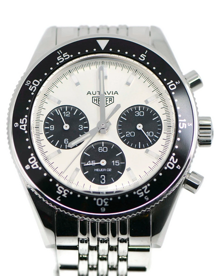 2018 Tag Heuer Autavia Heritage "Jack Heuer" L.E. 42MM Silver Dial Steel Bracelet (CBE2111)