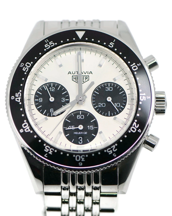 2018 Tag Heuer Autavia Heritage "Jack Heuer" L.E. 42MM Grey Dial Steel Bracelet (CBE2111)