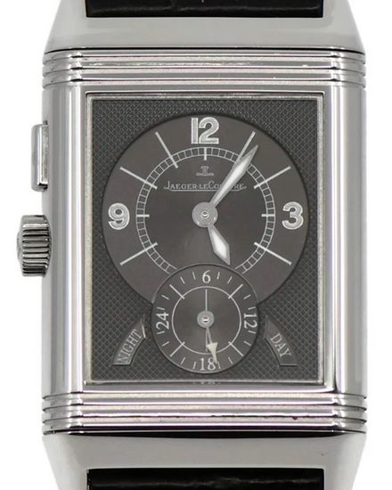 2011 Jaeger-LeCoultre Reverso Duoface 26MM Silver Dial Leather Strap (Q2718411)