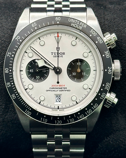 2025 Tudor Black Bay Chrono "Panda" 41MM White Dial Steel Bracelet (79360N)