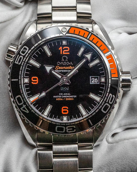 2022 Omega Seamaster Planet Ocean 600M 43.5MM Black Dial Steel Bracelet (215.32.44.21.01.001)