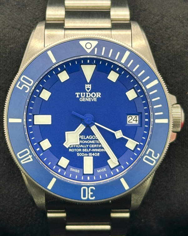 2025 Tudor Pelagos 42MM Blue Dial Titanium Bracelet (25600TB)