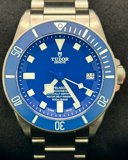 2025 Tudor Pelagos 42MM Blue Dial Titanium Bracelet (25600TB)