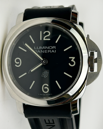 2020 Panerai Luminor Base Logo 44MM Black Dial Leather Strap (PAM01086)