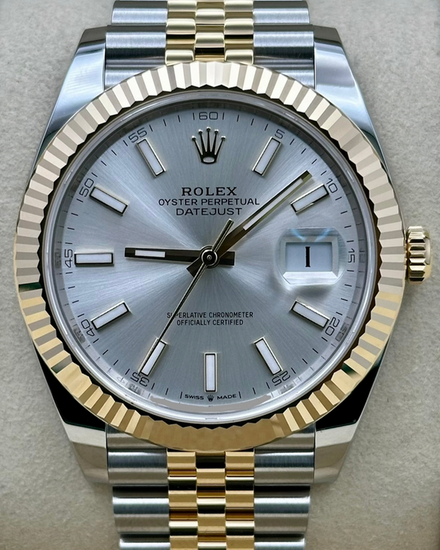 2026 Rolex Datejust 41MM Silver Dial Two-Tone Jubilee Bracelet (126333)