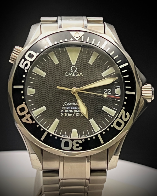 2006 Omega Seamaster Diver 300M 41MM Black Dial Steel Bracelet (2254.50)