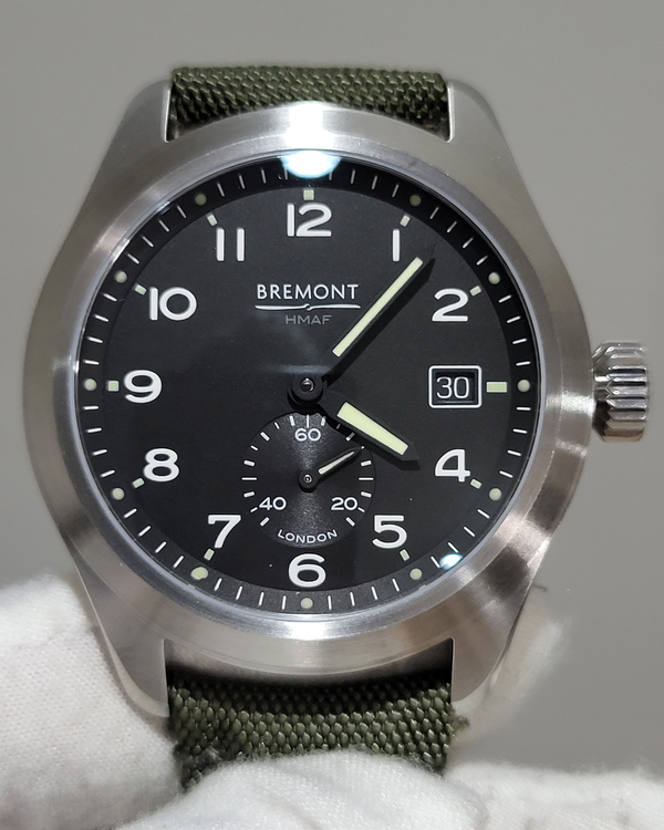 2023 Bremont Broadsword 40MM Black Dial Leather Strap (BROADSWORD-R-S)