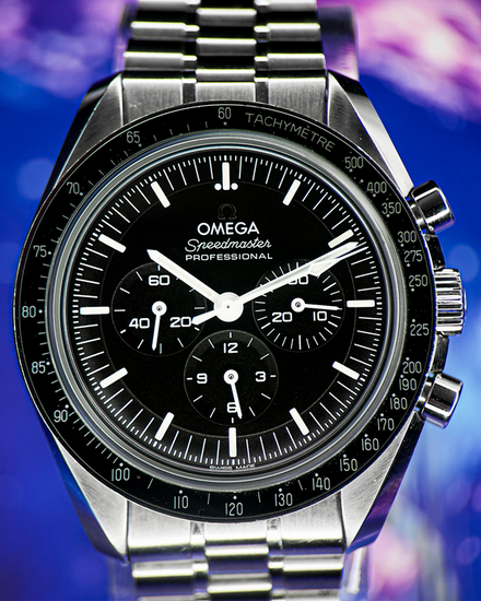 2021 Omega Speedmaster Professional Moonwatch 42MM Black Dial Steel Bracelet (310.30.42.50.01.002)