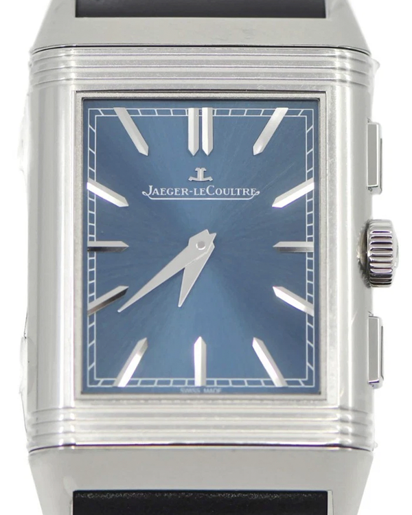 2026 Jaeger-LeCoultre Reverso Tribute Duoface 49MM Blue Dial Textile Strap (Q389848J)