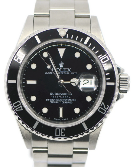 2009 Rolex Submariner Date 40MM Black Dial Oyster Bracelet (16610)