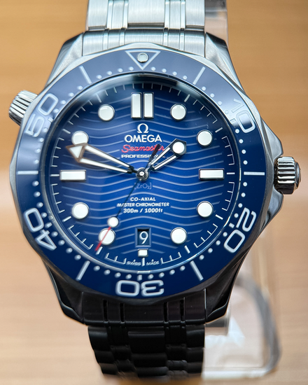 No Reserve - 2023 Omega Seamaster Diver 300M 42MM Blue Dial Steel Bracelet (210.30.42.20.03.001)