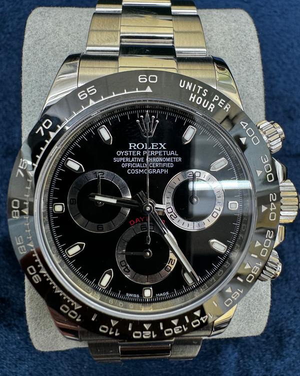 Rolex Cosmograph Daytona 40MM Black Dial Oyster Bracelet (116500LN)