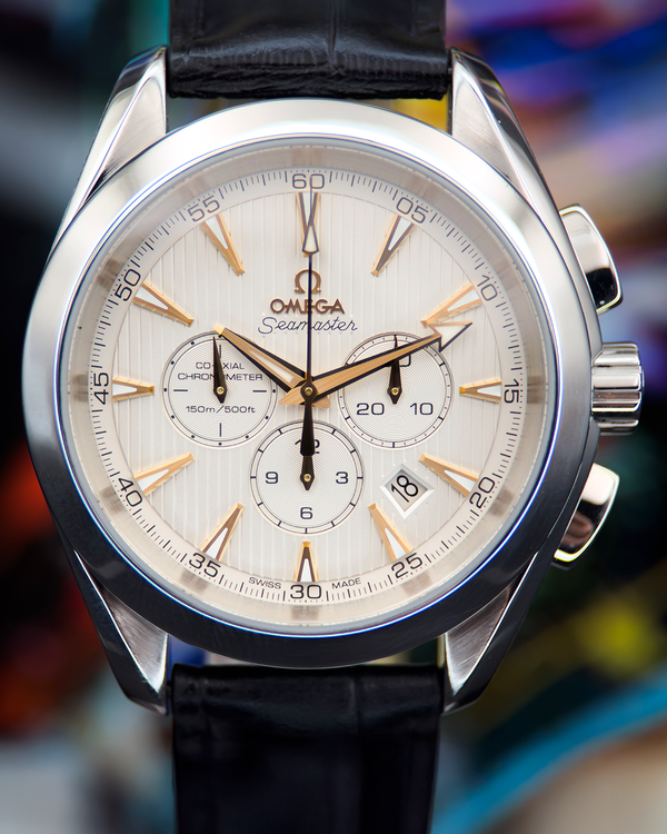 2024 Omega Seamaster Aqua Terra 150M 44MM Silver Dial Leather Strap (231.13.44.50.02.001)