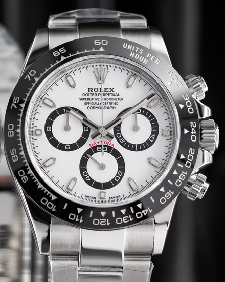 2019 Rolex Cosmograph Daytona "Panda" 40MM White Dial Oyster Bracelet (116500LN)