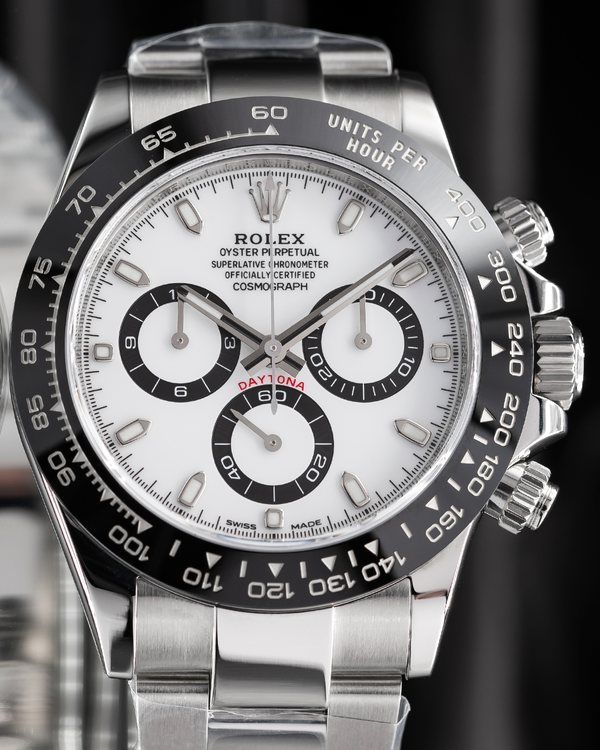 2019 Rolex Cosmograph Daytona "Panda" 40MM White Dial Oyster Bracelet (116500LN)