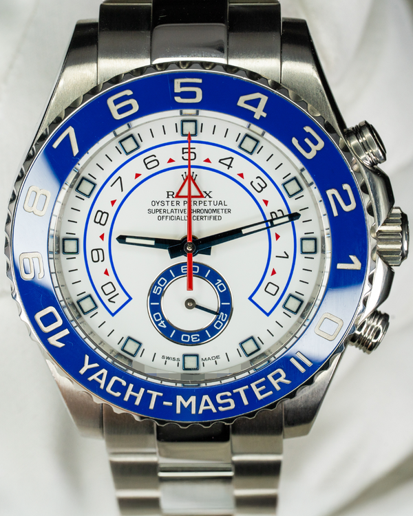 Rolex Yacht-Master II 44MM White Dial Oyster Bracelet (116680)