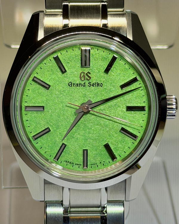 2026 Grand Seiko Heritage Collection "Kasumisakura" Boutique L.E. 36.5MM Green Dial Steel Bracelet (SBGW317)