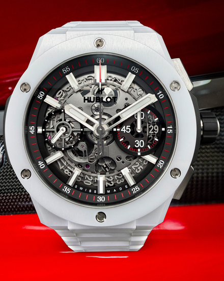 2022 Hublot Big Bang White Integral 42MM Skeleton Dial Ceramic Bracelet (451.HX.1123.HX)