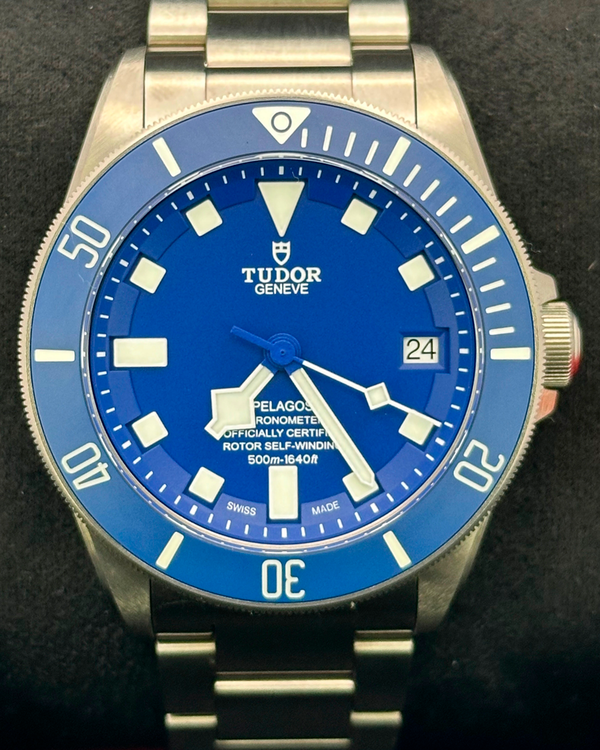 2025 Tudor Pelagos 42MM Blue Dial Titanium Bracelet (25600TB)