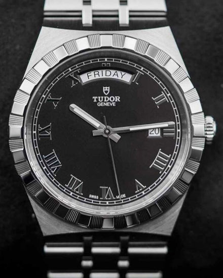 No Reserve - 2022 Tudor Royal 41MM Black Dial Steel Bracelet (28600)