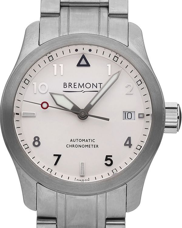 Bremont Solo 37MM White Dial Steel Bracelet (SOLO37-SI-B)