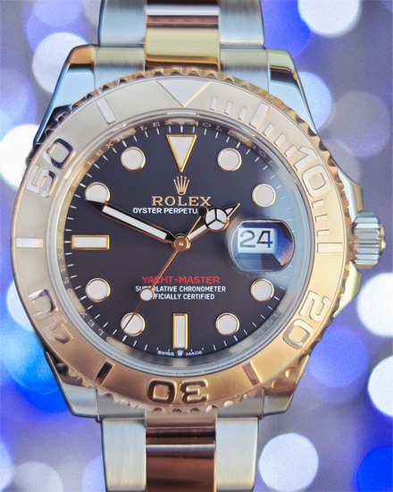 2022 Rolex Yacht-Master 40MM Black Dial Two-Tone Oyster Bracelet (126621)