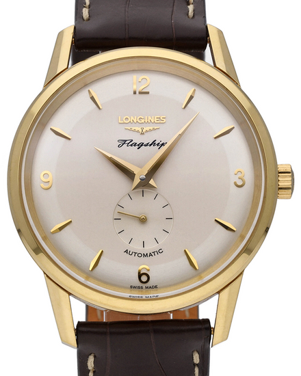 Longines Flagship Heritage "60th Anniversary" S.E. 38.5MM Cream Dial Leather Strap (L4.817.6.76.2)
