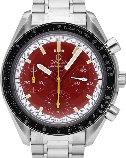 Omega Speedmaster "Michael Schumacher" 39MM Red Dial Steel Bracelet (3510.61.00)