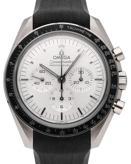 Omega Speedmaster Professional Moonwatch 42MM Silver Dial Rubber Strap (310.63.42.50.02.001)