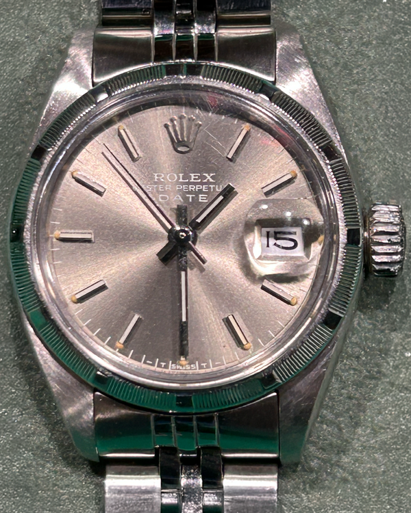 1981 Rolex Oyster Perpetual Lady Date 26MM Silver Dial Jubilee Bracelet (6919)