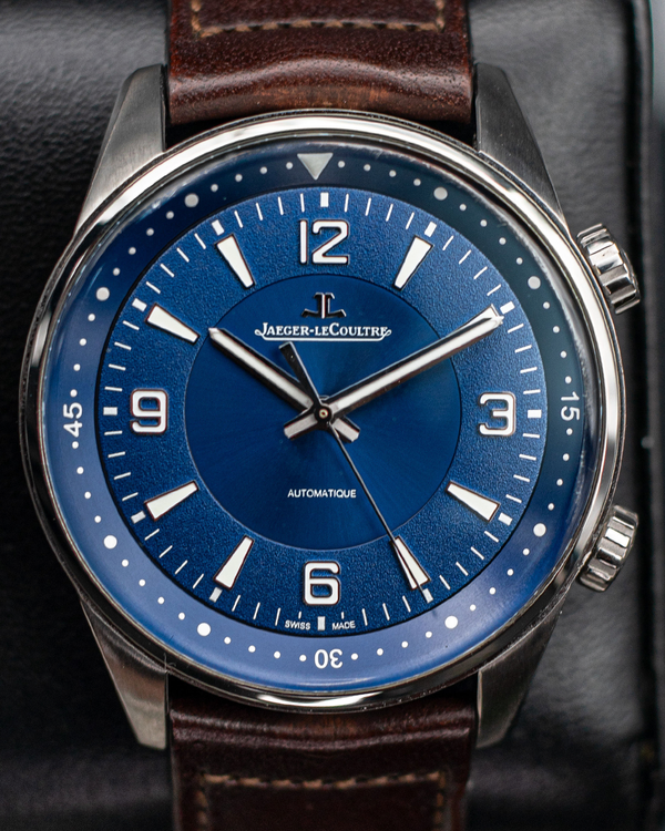 2021 Jaeger-LeCoultre Polaris 41MM Blue Dial Leather Strap (Q9008480)