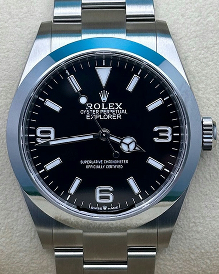 2024 Rolex Explorer 36MM Black Dial Oyster Bracelet (124270)