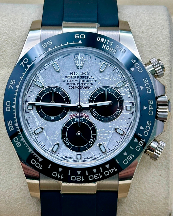 2022 Rolex Cosmograph Daytona 40MM Meteorite Dial Oysterflex Strap (116519LN)