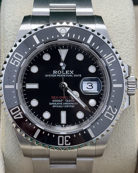 2023 Rolex Sea-Dweller "Red Letters" 43MM Black Dial Oyster Bracelet (126660)