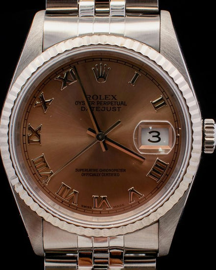 Rolex Datejust 36MM Copper Dial Jubilee Bracelet (16234)