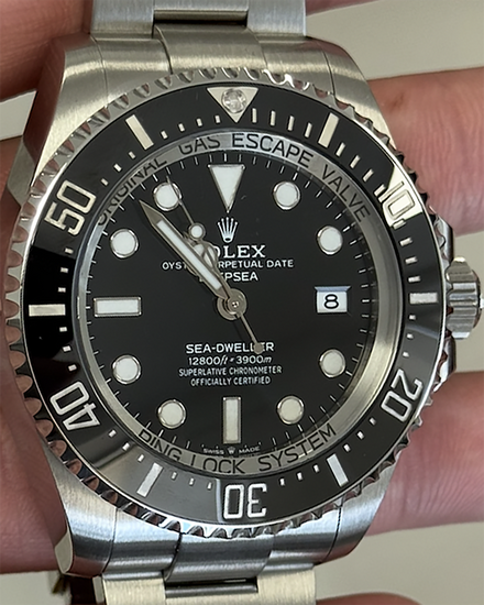 2023 Rolex Sea-Dweller Deepsea 44MM Black Dial Oyster Bracelet (136660)