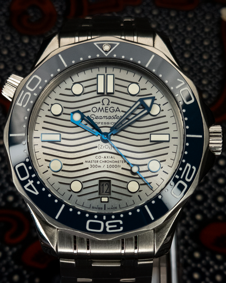 2023 Omega Seamaster Diver 300M 42MM Grey Dial Steel Bracelet (210.30.42.20.06.001)