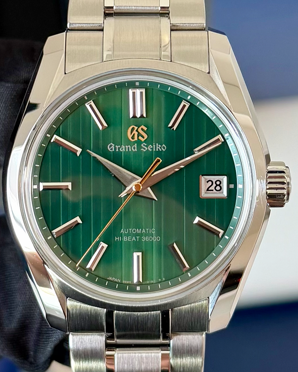 2022 Grand Seiko Heritage “Green Noon” L.E. 40MM Green Dial Steel Bracelet (SBGH305)