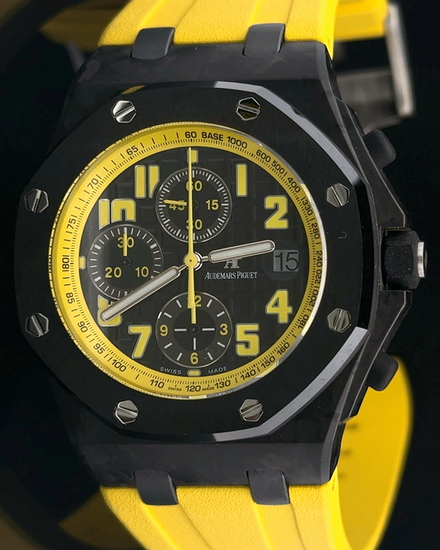 2010 Audemars Piguet Royal Oak Offshore "Bumblebee" 42MM Black Dial Rubber Strap (26176FO.OO.D101CR.02)