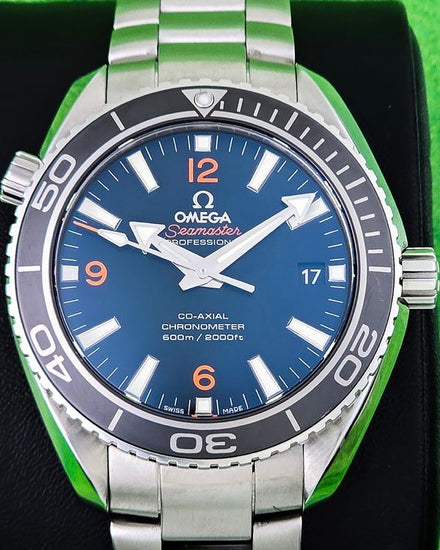 No Reserve - 2013 Omega Seamaster Planet Ocean 600M 42MM Black Dial Steel Bracelet (232.30.42.21.01.003)