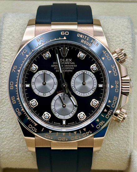 2024 Rolex Cosmograph Daytona 40MM Black Dial Oysterflex Strap (126515LN)